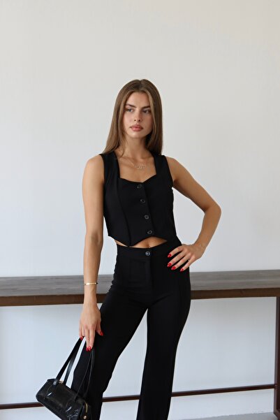 Patreon Bottom Top Vest Pants Two-Piece Set