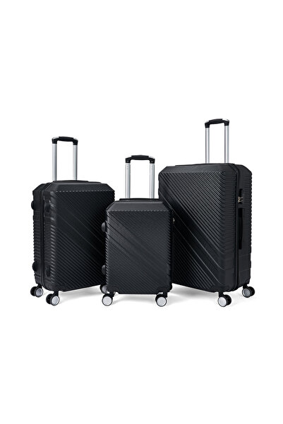 LİMRA A travel bag set consisting of 3 luggage bags in various sizes, made of...