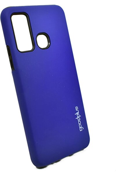 Generic Luxury 2-in-1 Shockproof Protective Case for Infinix Note 9 Play - Blue, Thermoplastic Polyurethane