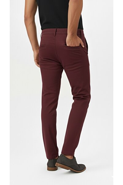 STITCH by MH Old-Money Comfort-Fit Chino Pant-Marron