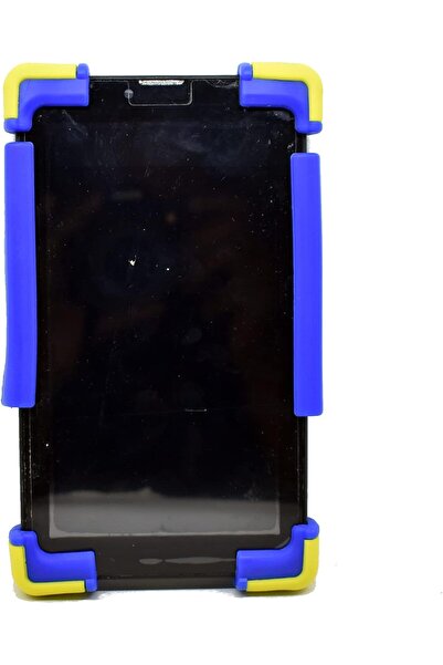 Generic Shockproof Rubber Silicone Case with Stand for 7-8 inch Tablet (Blue)