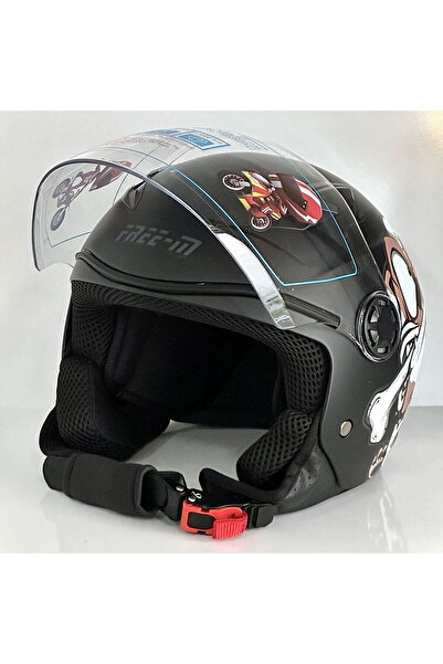 MTS 205 Çocuk Kaskı (Dog Black)