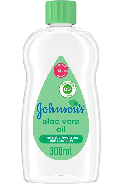 Generic Johnson's Baby Aloe Vera Oil, 300 ml — Moisture-locking, Gentle Baby Oil