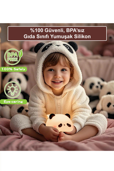 EasyTech Touch Silicone Panda Night Light / Et-Cl17