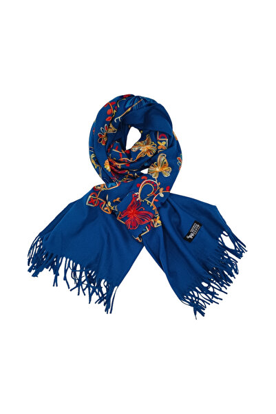 EVoStyle Eșarfă Imperial Elegance F35-2 – 100% lână, brodată, dimensiune 80 × 180 cm