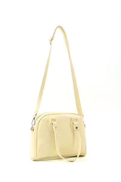 SHAKA Crinkled Textured Yellow Shk205 Faux Leather Zippered Single Compartment Adjustable Strap Hand, Arm and Shoulder Bag