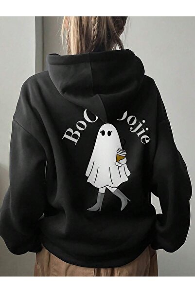 ZEMLİYA سترة مطبوع بغطاء رأس من الدرجة الأولى – قصة فضفاضة، نمط كاجوال مريح، ...