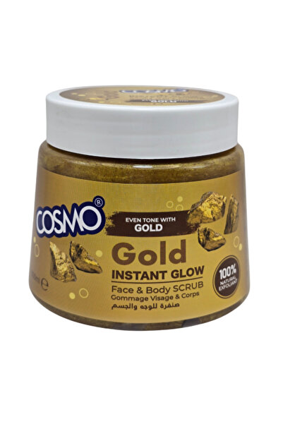 Cosmo صنفرة للوجه والجسم بالذهب من كوزمو ، 500 مل
