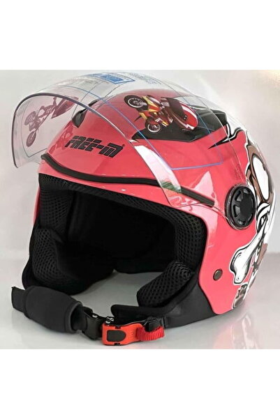 MTS 205 Çocuk Kaskı (Dog Pink)