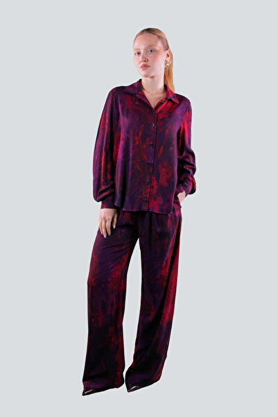 IDYL Patterned Shirt and Pants Set