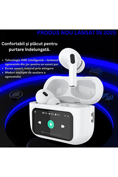 PORTTER Portter® A9 PRO Wireless Headphones, Bluetooth 5.3, Playback time - up to 5h, Case time - 40h