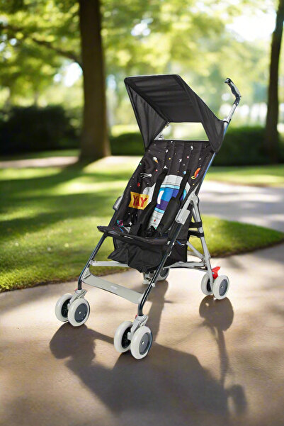 REDTAG عربة أطفال مطبوع باللون الأزرق الداكن لحديثي الولادة