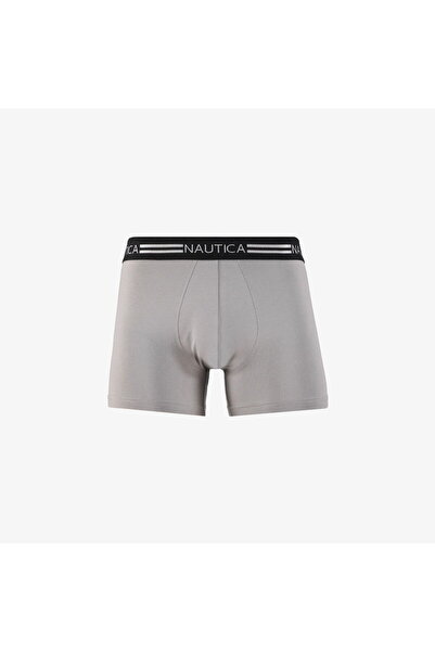 Nautica Men's Gray Standard Fit 3-Piece Boxers
