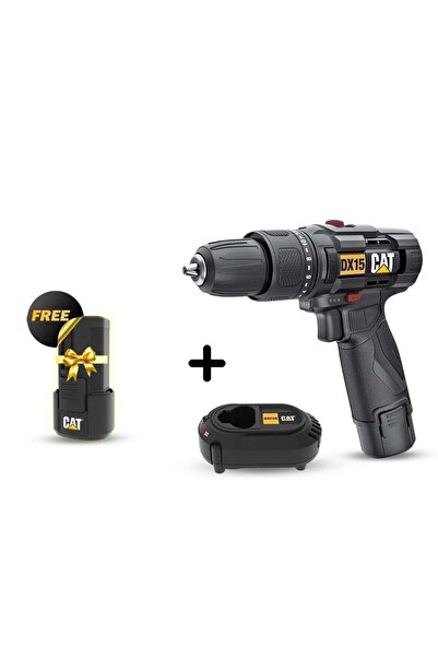 Caterpillar 12V 2Ah CAT DX15 Cordless Drill with Free DXB26 Battery