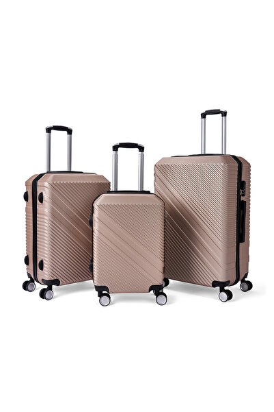 LİMRA A travel bag set consisting of 3 luggage bags in various sizes, made of strong and lightweight materials.