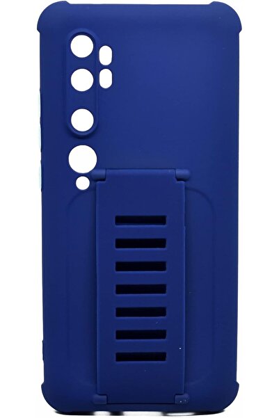 MOCOM Luxury wrist-strap phone case for Xiaomi Mi Note 10 / Mi Note 10 Pro, soft silicone (Blue)