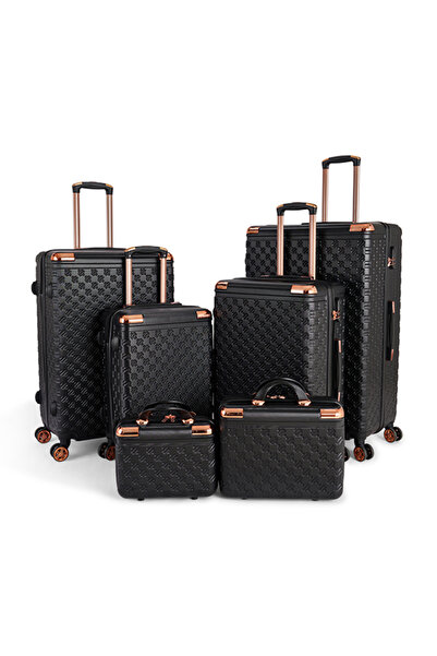 LİMRA Large luggage set consisting of 6 bags of various sizes, made of strong and lightweight materials.