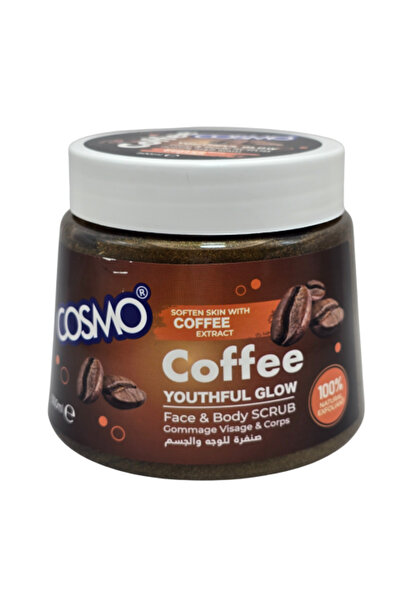 Cosmo صنفرة للوجه والجسم بالقهوة من كوزمو , 500 مل