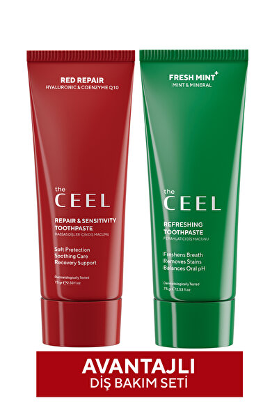 The Ceel Koruyu ve Ferahlatıcı Etkili 2'li Diş Bakım Seti