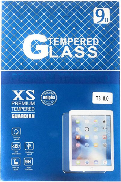 9h واقي شاشة زجاجي شفاف مقاوم للكسر لهاتف هواوي تي 3 - 8 بوصة