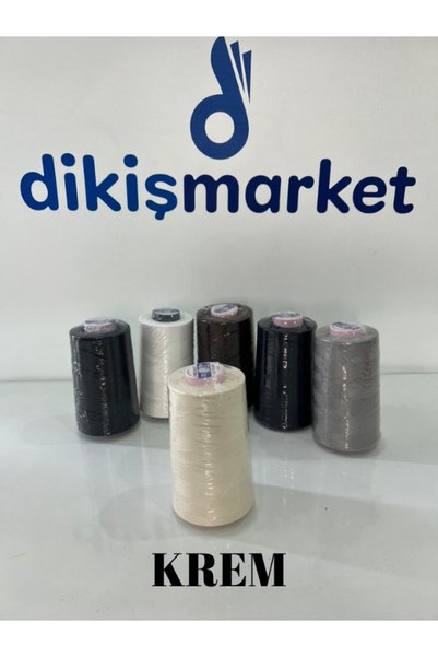 dm dikişmarket OLTALI 120no dikiş ipi makina ipi 5000mt 6 adet ip