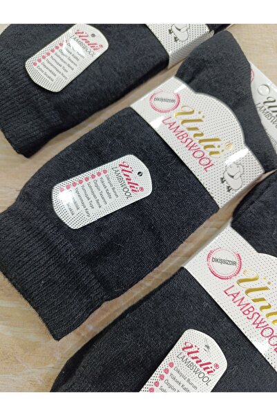 ÜNLÜ ÇORAP Wool Socks Stitch-Free Washable Perfumed 3 Pairs