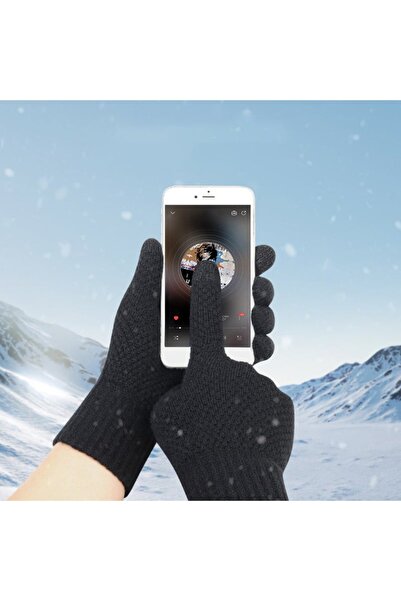 SKYDDAR INNOVATION Winter Gloves Touch Screen, Unisex, Padded, Ski, Outdoor, ST0013, sticker set, Green