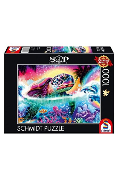 Schmidt Puzzle Schmidt: Testoasa neon, 1000 piese