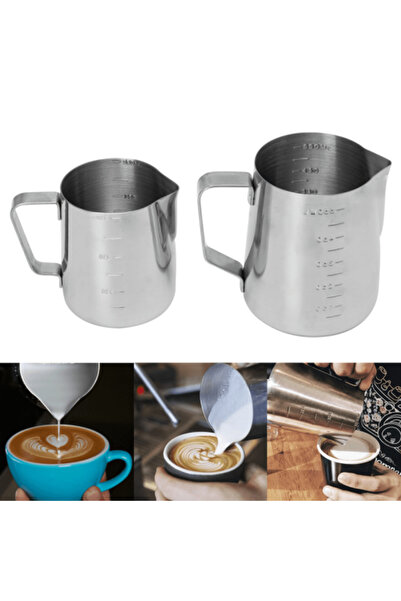 Seven Two Seven Stainless Steel Milk Frothing Pitcher for Coffee