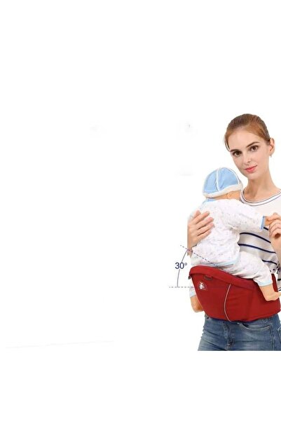 FONIX Comando Kids Ergonomic 3-in-1 Baby Carrier with Seat, 0-24 months, Adjustable Belt, Storage, Ruby Re