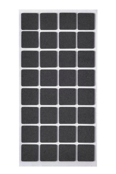 Kitchen Design Lab Siyah 32 Adet 2,5 X 2,5 Cm Kare Yapışkanlı Sandalye, Masa,...