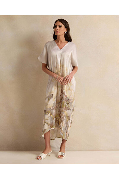 REDTAG فستان ماكسي نسائي مطبوع زهور متنوعة