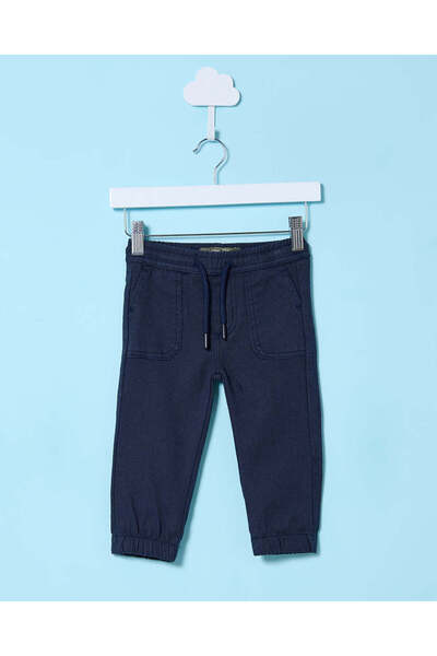 REDTAG بنطال جينز رياضي أزرق داكن للأولاد الرضع