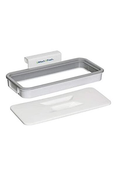 Generic Edencomer Hanging Trash Bag Holder with Lid, Hanging Trash Rack for Kitchen Cabinet, Storage Rack