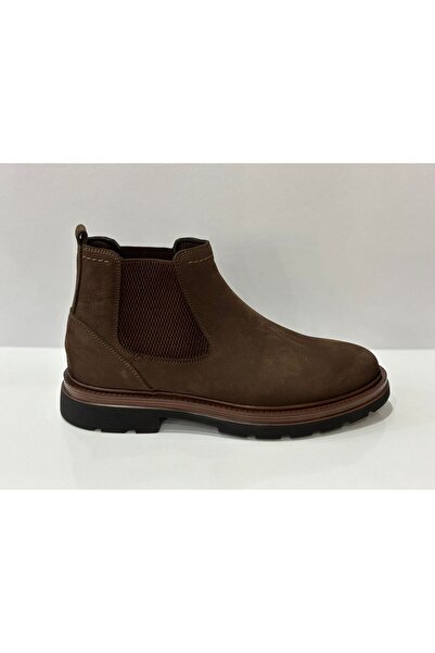 ARS Ayakkabı καφέ ορθοπεδικές δερμάτινες μπότες nubuck