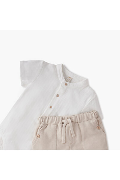 giggles Striped Bodysuit and Shorts Set