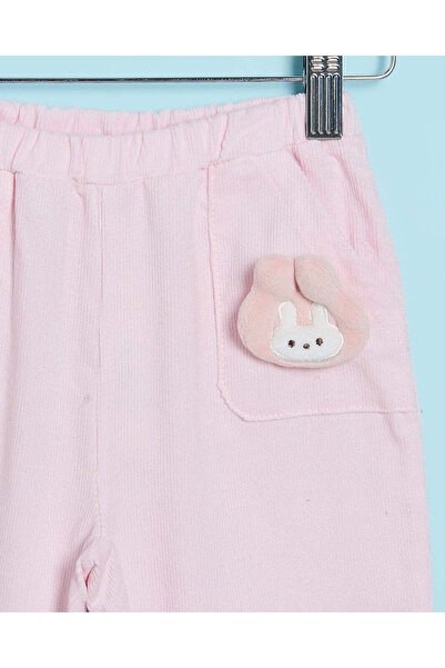 REDTAG Infant Girls Pink Embellished Trousers