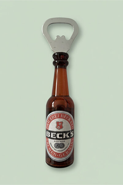 Happyline Magnetli Dolaba Yapışan Becks Model Açacak Kola Gazoz Açacağı Hediy...