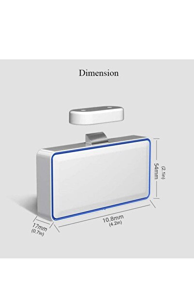 Generic Keyless Smart Electronic Hidden RFID Cabinet Lock Set (No-Drill)
