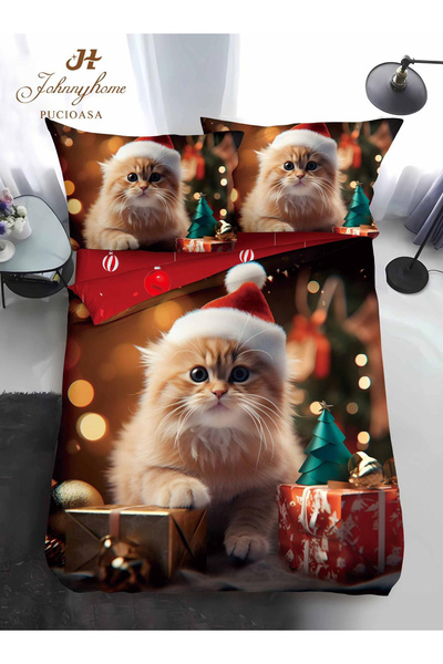 FIONNA.RO Fine Cotton Underwear 1 Person Identical to the Picture Christmas - Kitty