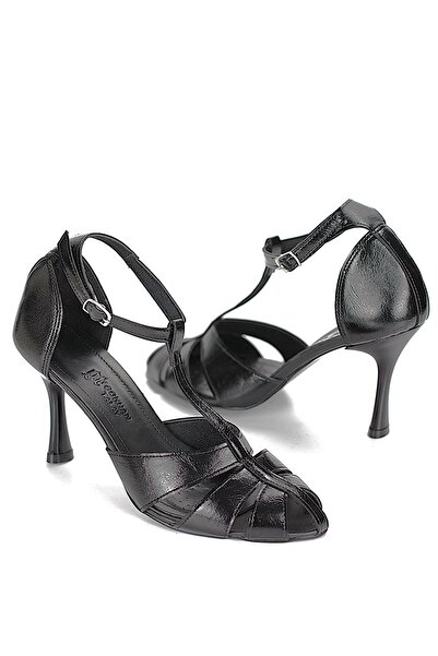 Gökhan Talay Princess Women's Classic Heeled Shoes Black Patent Leather