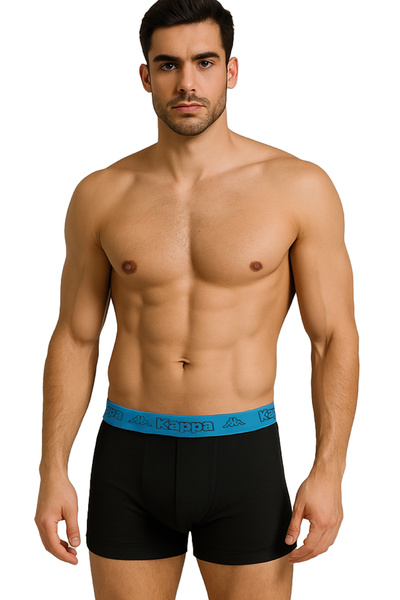 Kappa Men's Cotton Boxer Shorts, Kappa, Logo, Multicolor, set of 4 pieces