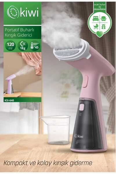 Kiwi Home Buharlı Kırışık Giderici Dik Ütü Dikey El Ütüsü Perde Kumaş Buharla...