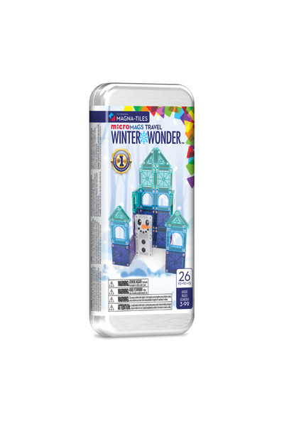 Magna Tiles Magna-Tiles ®   - Winterwonderland Travel Set - Travel Set Magnetic Blocks - 26 Pieces
