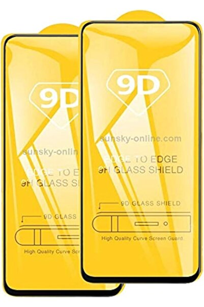 Generic 9D Full-Cover Tempered Glass Screen Protector with Full Adhesive for Infinix Note 10 (Pack of 1) - C