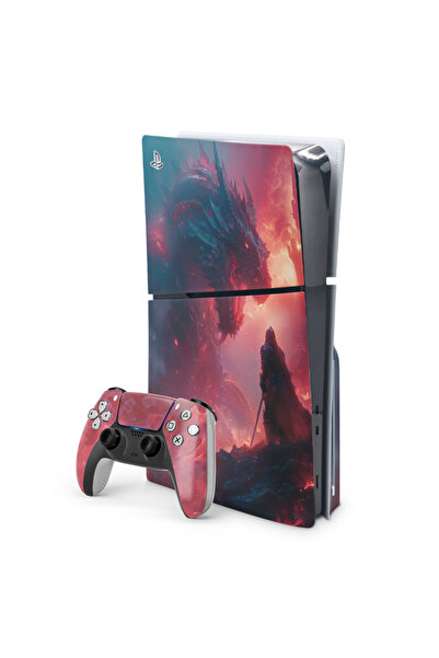 ACME LABS Skin Sticker PlayStation 5 Gaming Console Cover Wrap- Dragon