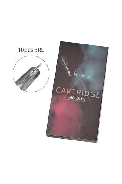 Generic 10-Piece Disposable Tattoo Needle Cartridge Transparent 3RL