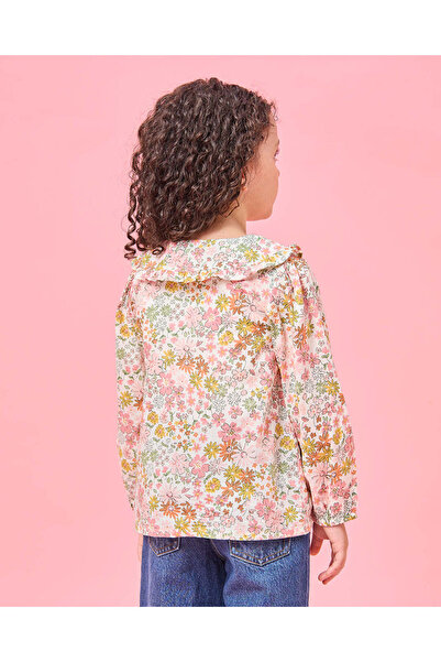 REDTAG Girls Ivory Printed Casual Blouse