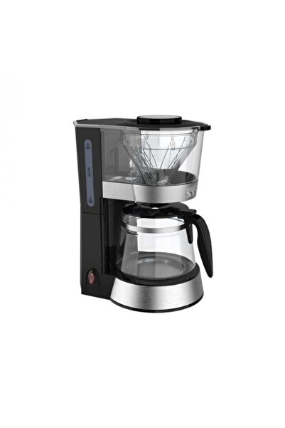 WINNINGSTAR Winning Star Coffee Machine, 1.2L Capacity, Drip, 800W, Black/Silver, ST-9712