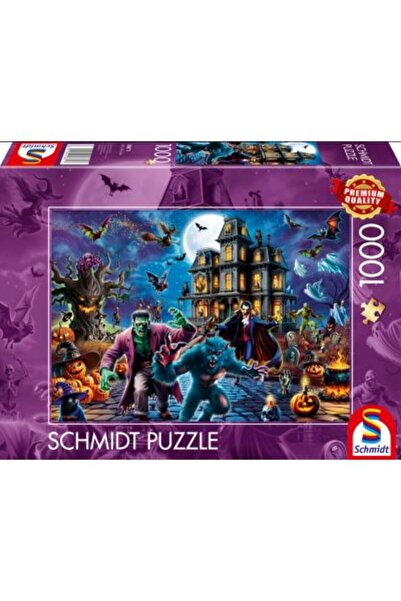 Schmidt Puzzle Schmidt: Noaptea de Halloween, 1000 piese
